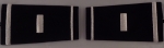 LIEUTENANT SILVER on BLACK Epaulet Shoulder Boards USA MADE